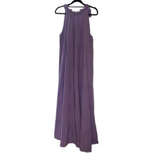 NWT. Elegant Purple Sleeveless Maxi Dress